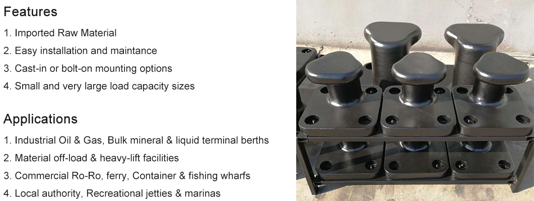 Factory Price Newest Hongruntong Dock Bollard for System/Boat/Loading