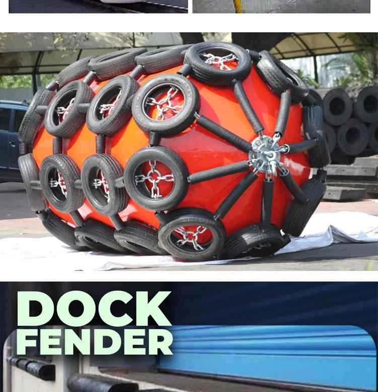 D Type Marine Boat Rubber Fender for Dock and Ship Fender Bumper